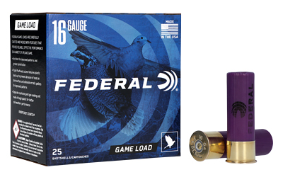Federal Game-Shok Upland 16 Gauge 1 oz #6 Lead Shot-img-1