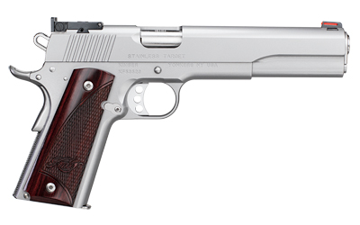 Kimber Stainless Target LS .45 ACP 6in. Rosewood Grips-img-1